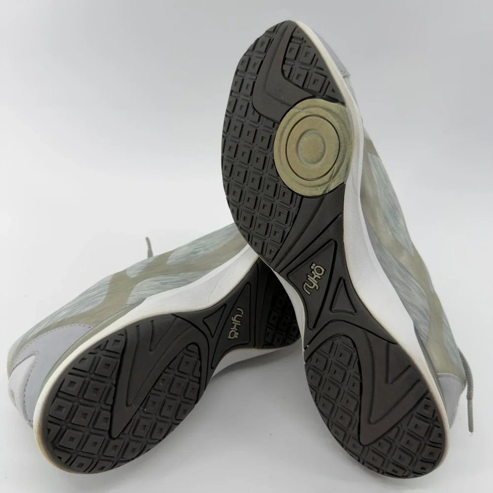 Ryka Influence Womens Training Shoes Grey‎ Mint Green Sneakers Size 10M